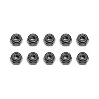 TEAM ASSOCIATED 25215 M3 LOCKNUTS BLACK 10 PIECES 3MM