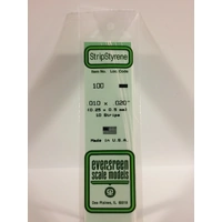 EVERGREEN 100 STRIPSx10 .010x.020INCH