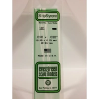 EVERGREEN 101 STRIPSx10 .010x.030INCH