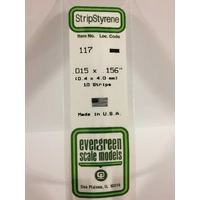 EVERGREEN 117 STRIPSx10 .015x.156INCH