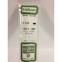 EVERGREEN 118 STRIPS x10 .015 x .88"