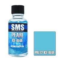 SMS PAINTS PRL22 PEARL ICE BLUE ACRYLIC LACQUER PAINT 30ML