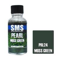 SMS PAINTS PRL24 PEARL MOSS GREEN ACRYLIC LACQUER PAINT 30ML