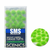 SMS SCN01 SCENERY GRASS TUFTS BRIGHT GREEN