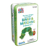 WORLD OF ERIC CARLE THE VERY HUNGRY CATERPILLAR BINGO & MATCHING BOARD GAME