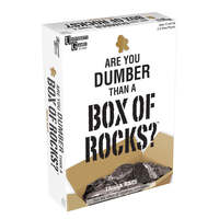 UNIVERSITY GAMES ARE YOU DUMBER THAN A BOX OF ROCKS? TRIVIA RACE CARD GAME