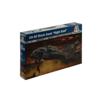 ITALERI 1328 UH-60 BLACK HAWK NIGHT RAID AUSTRALIAN DECALS 1/72 SCALE PLASTIC MODEL KIT HELICOPTER