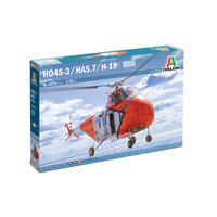 ITALERI 1476 H04S-3 / HAS.7 / H-19 NEW DECALS EDITION 1/72 SCALE PLASTIC MODEL KIT AIRCRAFT