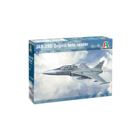 ITALERI 2664 SAAB JAS-39D GRIPEN TWIN SEATER 1/48 SCALE PLASTIC MODEL KIT FIGHTER
