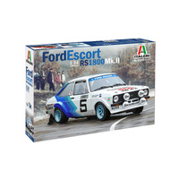 ITALERI 3655 FORD ESCORT RS 1800 MK2 1/24 SCALE PLASTIC MODEL KIT