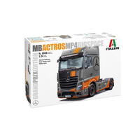 ITALERI 3968 MERCEDES MB ACTROS MP4 BIGSPACE GRAND PRIX EDITION 1/24 SCALE PLASTIC MODEL KIT TRUCK