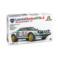 ITALERI 4714 LANCIA STRATOS HF GR.4 MONTECARLO 1977 1/12 SCALE PLASTIC MODEL KIT