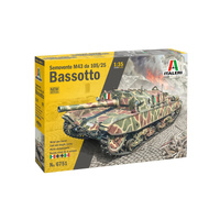 ITALERI 6751 SEMOVENTE M43 DA 105/25 BASSOTTO 1/35 SCALE PLASTIC MODEL KIT  SELF PROPLELED HOWITZER