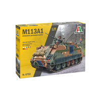 ITALERI 6753 M113A1 ARMOURED PERSONNEL CARRIER 1/35 SCALE PLASTIC MODEL KIT ARMOURED VEHICLE