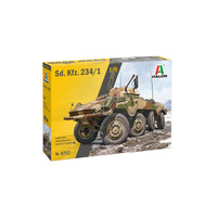 ITALERI 6757 SD.KFZ. 234/1 8 WHEEL ARMOURED VEHICLE 1/35 SCALE PLASTIC MODEL KIT