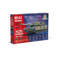 ITALERI 35108 M1A1 ABRAMS AUSTRALIAN DECALS WAR THUNDER 1/35 SCALE PLASTIC MODEL KIT