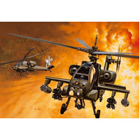 ITALERI 159 AH-64A APACHE 1/72 SCALE PLASTIC MODEL KIT HELICOPTER