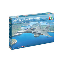 ITALERI 91216 SAAB JAS-39D GRIPEN TWIN SEATER 1/72 SCALE PLASTIC MODEL KIT