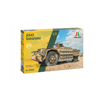ITALERI 97044 ITALIAN AS42 SAHARIANA RECON VEHICLE 1/72 SCALE PLASTIC MODEL KIT