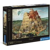 CLEMENTONI 31691 MUSEUM COLLECTION - THE TOWER OF BABEL 1500PC JIGSAW PUZZLE
