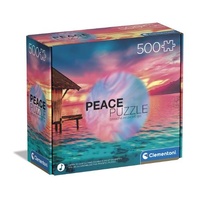 CLEMENTONI 35120 PEACE PUZZLE - LIVING THE PRESENT 500PC JIGSAW PUZZLE