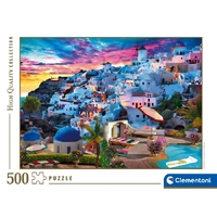 CLEMENTONI 35149 HIGH QUALITY COLLECTION  - GREECE VIEW 500PC JIGSAW PUZZLE