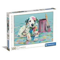 CLEMENTONI 35150 HIGH QUALITY COLLECTION - THE FUNNY DALMATION 500PC JIGSAW PUZZLE