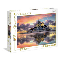 CLEMENTONI 39367 HIGH QUALITY COLLECTION -  LE MAGNIFIQUE MONT SAINT MICHEL 1000PC JIGSAW PUZZLE