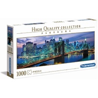 CLEMENTONI 39434 HIGH QUALITY COLLECTION - BROOKLYN BRIDGE NEW YORK 1000PC LONG HQ PANORAMA JIGSAW PUZZLE