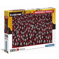 CLEMENTONI 39527 LA CASA DE PAPEL COLLECTION - IMPOSSIBLE 1000PC JIGSAW PUZZLE