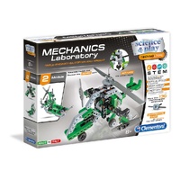CLEMENTONI SCIENCE AND PLAY TECHNOLOGIC MECHANICS TRIPLE ENGINED HELICOPTER AND AIRBOAT MODEL STEM KIT