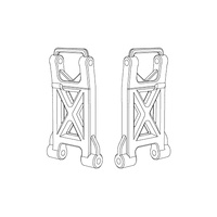 MJX 14250 REAR LOWER SUSPENSION ARMS SHORT FOR 14301 14302 14303