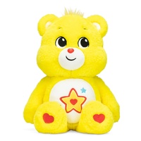 CARE BEARS YELLOW SUPERSTAR BEAR 14INCH PLUSH TOY