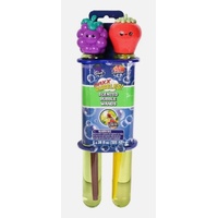 MAXX BUBBLES SCENTED JUMBO BUBBLE WANDS 2 PACK - 325ML EA - STRAWBERRY / GRAPE