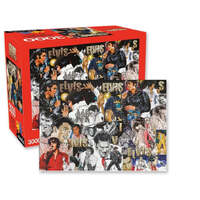 AQUARIUS 68-518 ELVIS COLLAGE 3000PC JIGSAW PUZZLE