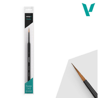 VALLEJO HOBBY BRUSH -  PRECISION ROUND SYNTHETIC WITH TRIANGULAR HANDLE  No. 3