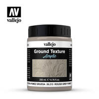 VALLEJO 26.213 GROUND TEXTURE ROUGH GREY PUMICE 200ML