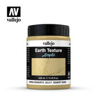 VALLEJO 26.217 EARTH TEXTURE DESSERT SAND 200ML
