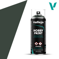 VALLEJO 28026 AEROSOL DARK GREEN 400ml SPRAY PAINT FOR METAL OR PLASTIC