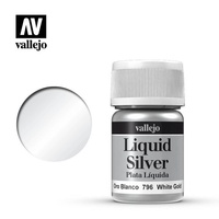 VALLEJO 70.796 LIQUID SILVER WHITE GOLD
