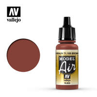VALLEJO 71.105 BROWN RLM26 MODEL AIR ACRYLIC PAINT 17ML