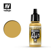 VALLEJO 71.107 US INTERIOR YELLOW MODEL AIR ACRYLIC PAINT 17ML