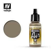 VALLEJO 71.118 CAMOUFLAGE GREY MODEL AIR PAINT 17ML