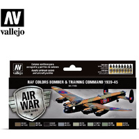 VALLEJO 71.145 RAF COLORS BOMBER & TRAINING COMMAND 1939-45