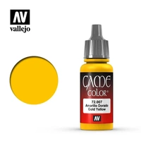 VALLEJO 72.007 GAME COLOR GOLD YELLOW ACRYLIC PAINT 17ML