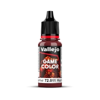 VALLEJO 72.011 GAME COLOR GORY RED ACRYLIC PAINT 17ML