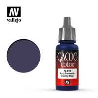 VALLEJO 72.018 GAME COLOR STORMY BLUE ACRYLIC PAINT 17ML
