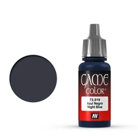VALLEJO 72.019 GAME COLOR NIGHT BLUE ACRYLIC PAINT 17ML