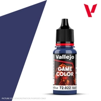 VALLEJO 72.022 GAME COLOR ULTRAMARINE BLUE ACRYLIC PAINT 17ML