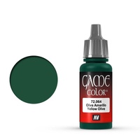 VALLEJO 72.064 GAME COLOR YELLOW OLIVE ACRYLIC PAINT 17ML